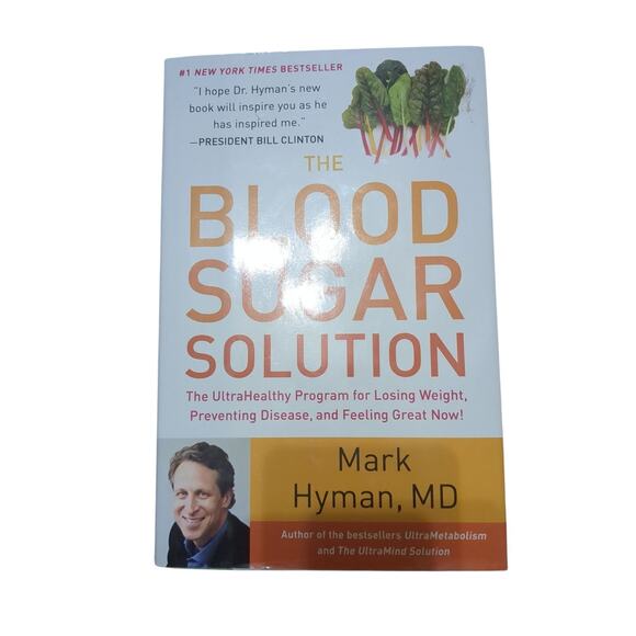 THE BLOOD SUGAR SOLUTION by Mark Hyman Hardcover book FREE SHIPPING weight loss - Picture 1 of 3